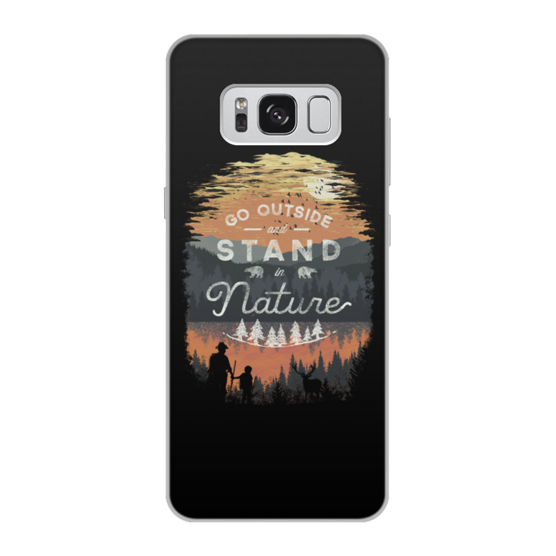 Printio Чехол для Samsung Galaxy S8, объёмная печать Выйди на природу жидкий чехол с блестками stay close to nature на samsung galaxy a51 самсунг гэлакси а51