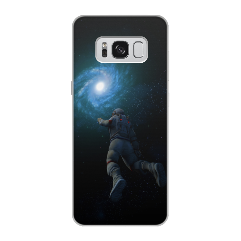 Printio Чехол для Samsung Galaxy S8, объёмная печать Космонавт астронавт