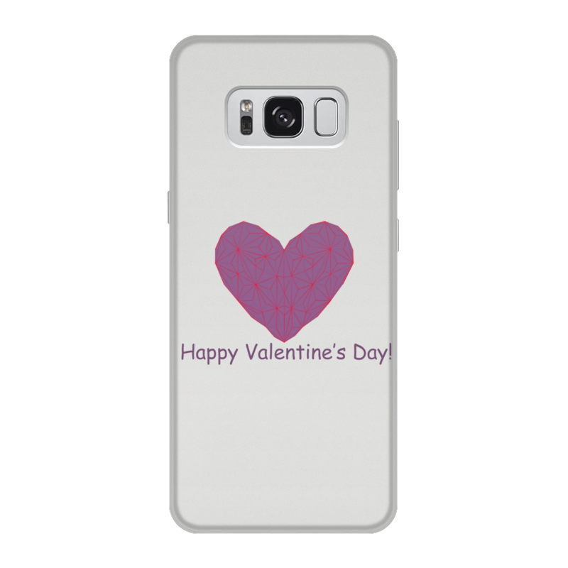 Printio Чехол для Samsung Galaxy S8, объёмная печать low poly heart