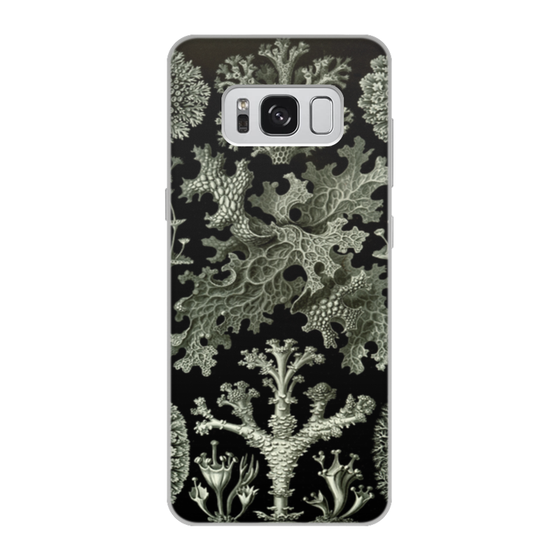 Printio Чехол для Samsung Galaxy S8, объёмная печать Лишайники (lichenes, ernst haeckel) чехол mypads крутой кот 2 для samsung galaxy xcover 5 задняя панель накладка бампер