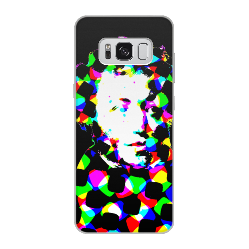 Printio Чехол для Samsung Galaxy S8, объёмная печать Пушкин printio чехол для samsung galaxy s8 объёмная печать пушкин
