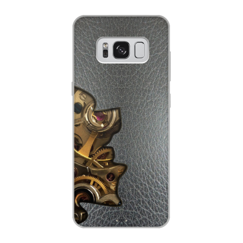 Printio Чехол для Samsung Galaxy S8, объёмная печать Внутренний мир телефона (шестеренки). printio чехол для samsung galaxy s8 объёмная печать одежда для телефона с волком