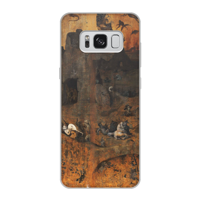 Printio Чехол для Samsung Galaxy S8, объёмная печать Ад (ад и потоп (створки алтаря иеронима босха))