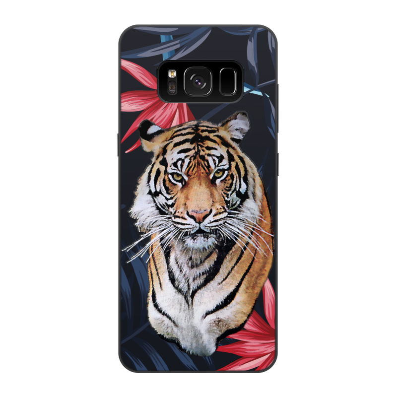 Printio Чехол для Samsung Galaxy S8, объёмная печать Тигр. printio чехол для samsung galaxy s8 объёмная печать черный тигр