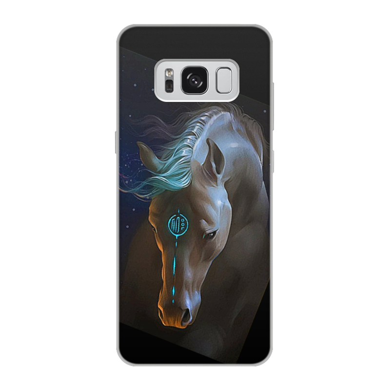 Printio Чехол для Samsung Galaxy S8, объёмная печать Животные фэнтези. лошади printio чехол для iphone 8 объёмная печать животные фэнтези лошади