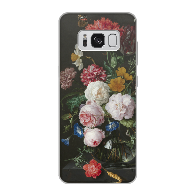 Printio Чехол для Samsung Galaxy S8, объёмная печать Цветочный букет в стеклянной вазе (ян де хем) printio чехол для samsung galaxy s6 edge объёмная печать цветочный букет в стеклянной вазе ян де хем