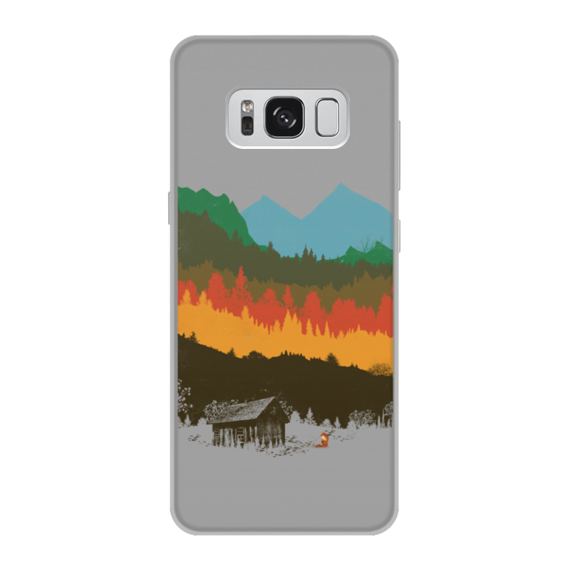 Printio Чехол для Samsung Galaxy S8, объёмная печать Дикая природа printio чехол для samsung galaxy s8 объёмная печать зимний пейзаж