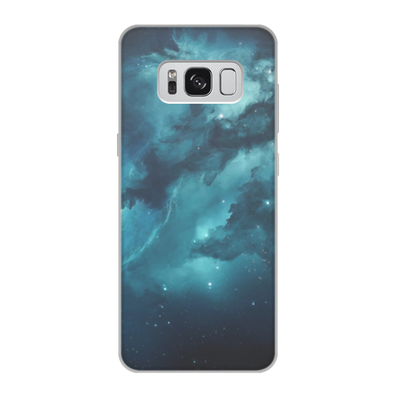 Printio Чехол для Samsung Galaxy S8, объёмная печать Space samsungation