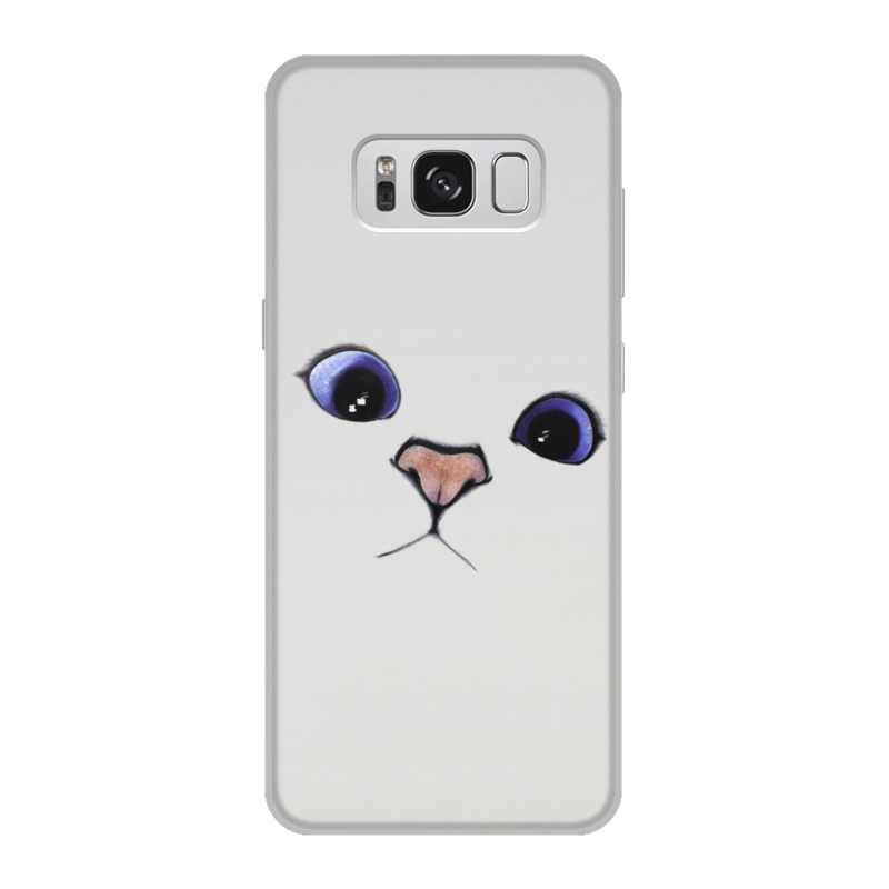 Printio Чехол для Samsung Galaxy S8, объёмная печать Кот коби printio чехол для samsung galaxy s8 объёмная печать призрак
