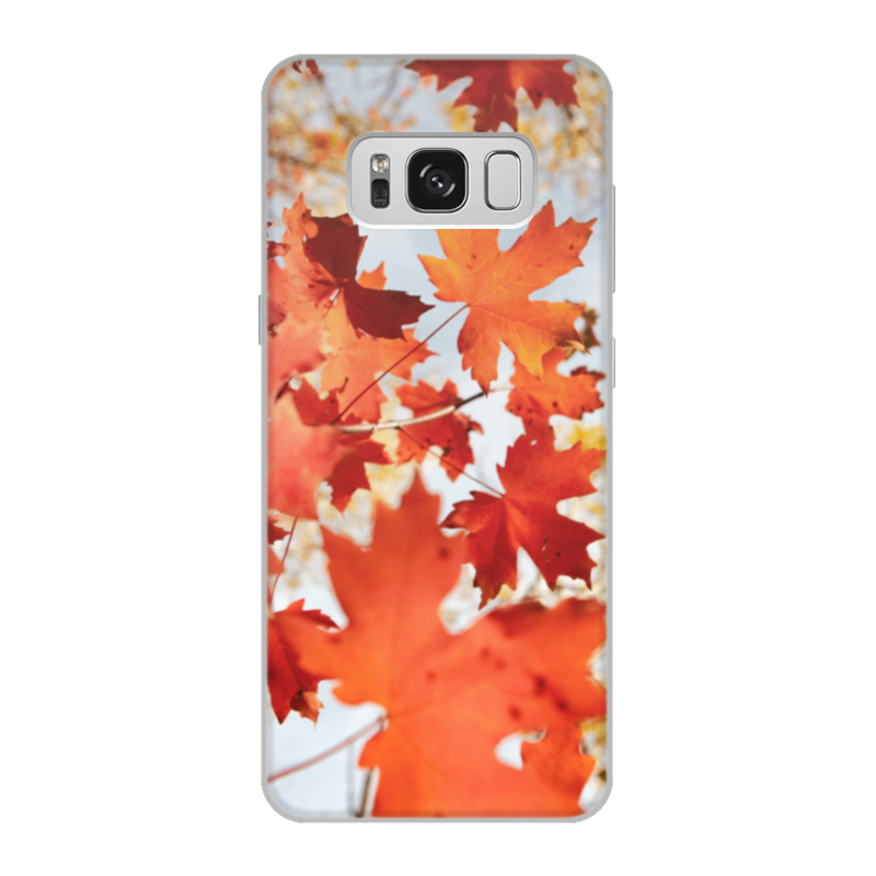 Printio Чехол для Samsung Galaxy S8, объёмная печать Осень цена и фото