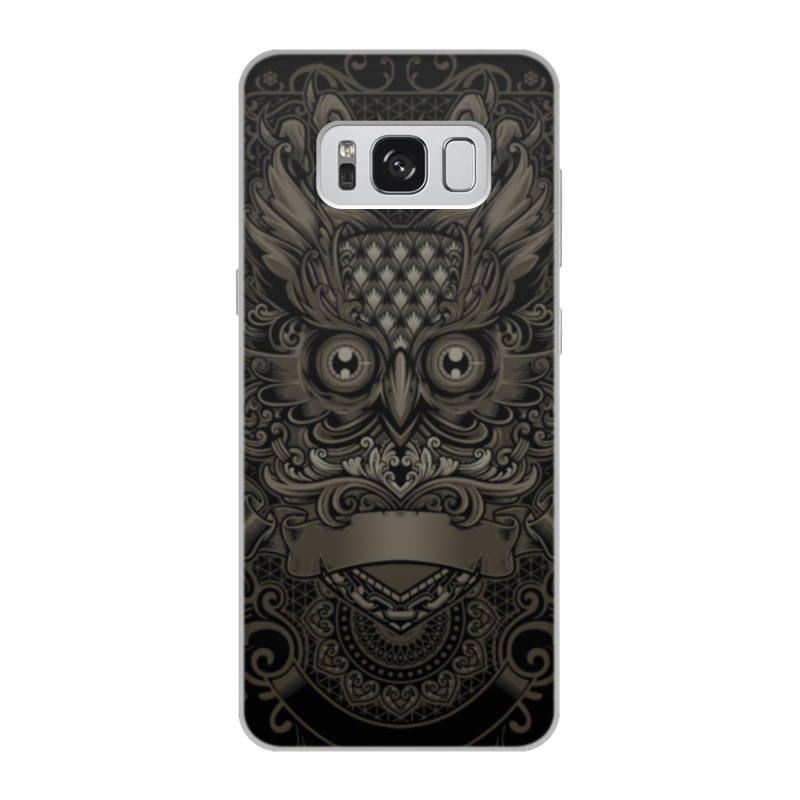 Printio Чехол для Samsung Galaxy S8, объёмная печать Антикварная сова