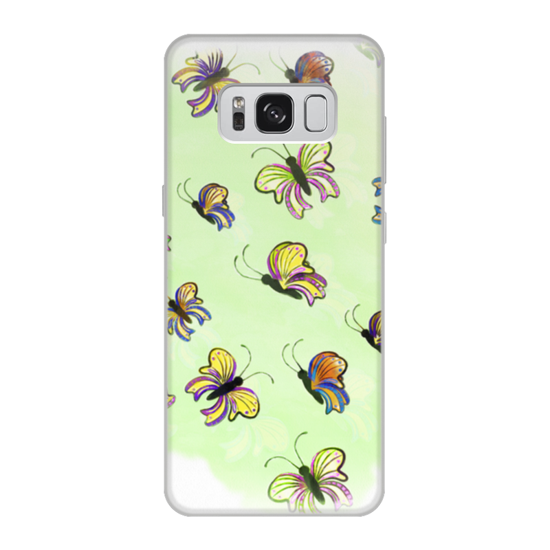 Printio Чехол для Samsung Galaxy S8, объёмная печать Бабочки printio чехол для samsung galaxy s8 объёмная печать бабочки фэнтези