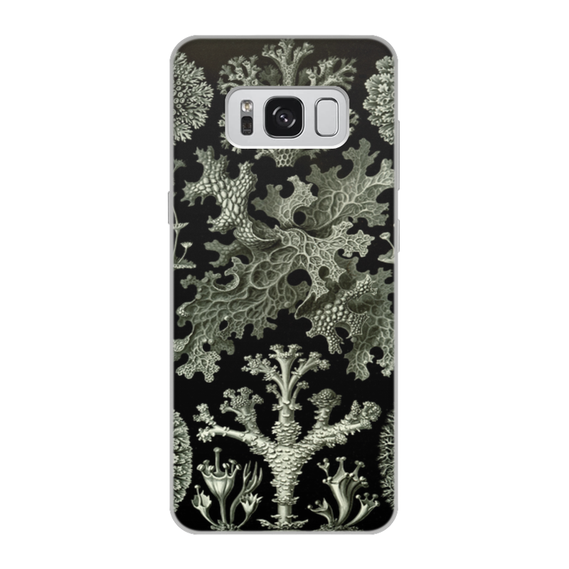 Printio Чехол для Samsung Galaxy S8, объёмная печать Лишайники эрнста геккеля