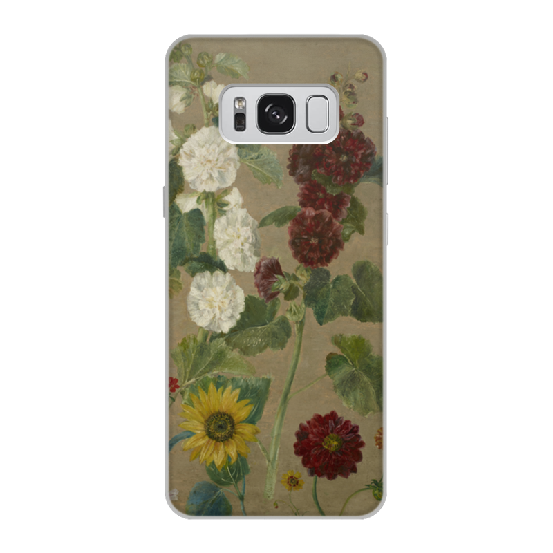 Printio Чехол для Samsung Galaxy S8, объёмная печать Цветы (картина эжена делакруа) printio чехол для iphone 7 plus объёмная печать цветы картина эжена делакруа