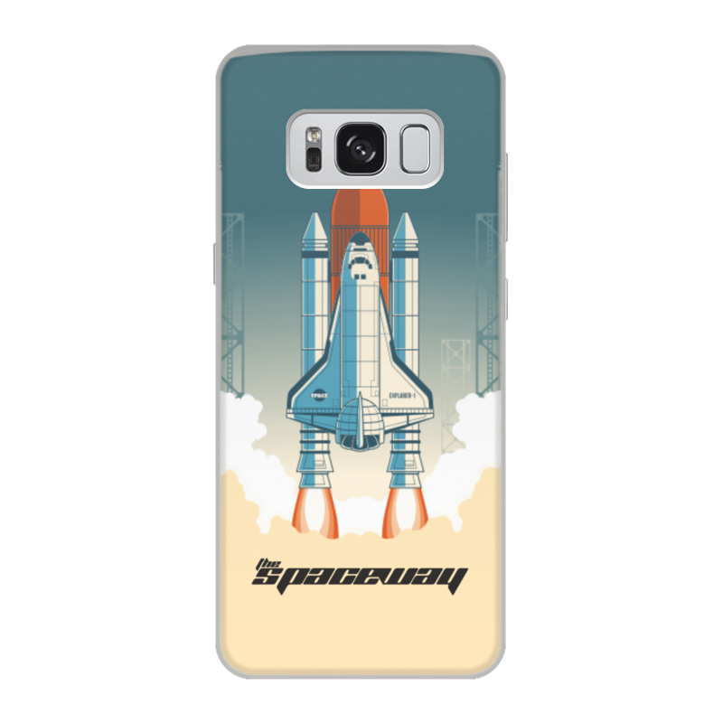 Printio Чехол для Samsung Galaxy S8, объёмная печать Покорение космоса printio чехол для samsung galaxy s8 plus объёмная печать покорение космоса