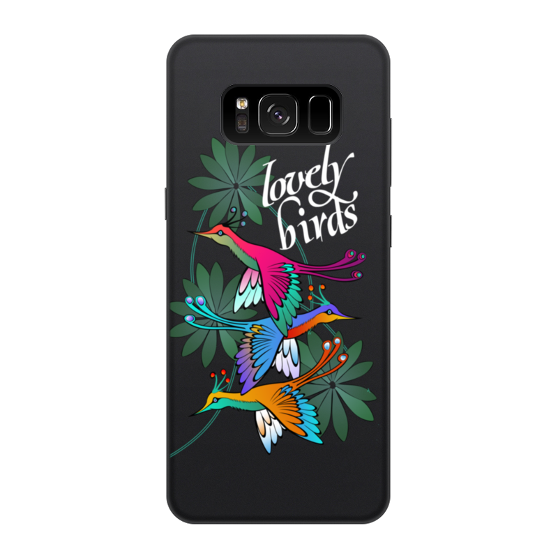 Printio Чехол для Samsung Galaxy S8, объёмная печать Lovely birds