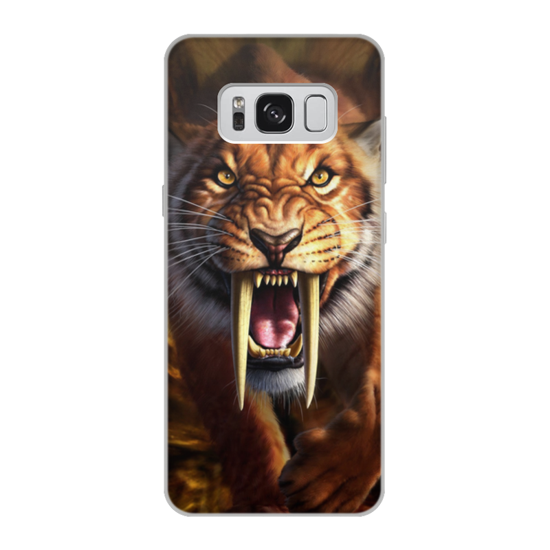 Printio Чехол для Samsung Galaxy S8, объёмная печать Тигры фэнтези