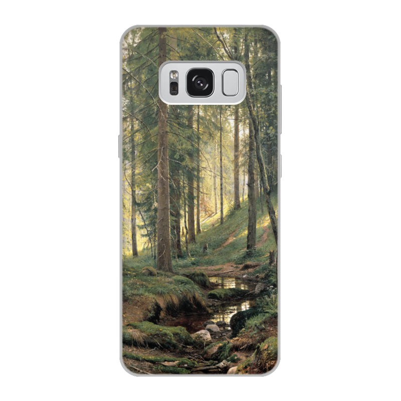 Printio Чехол для Samsung Galaxy S8, объёмная печать Ручей в лесу (иван шишкин) printio чехол для samsung galaxy s7 edge объёмная печать ручей в лесу иван шишкин