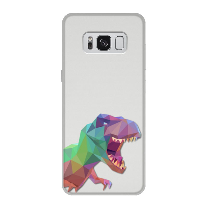 Printio Чехол для Samsung Galaxy S8, объёмная печать Динозавр