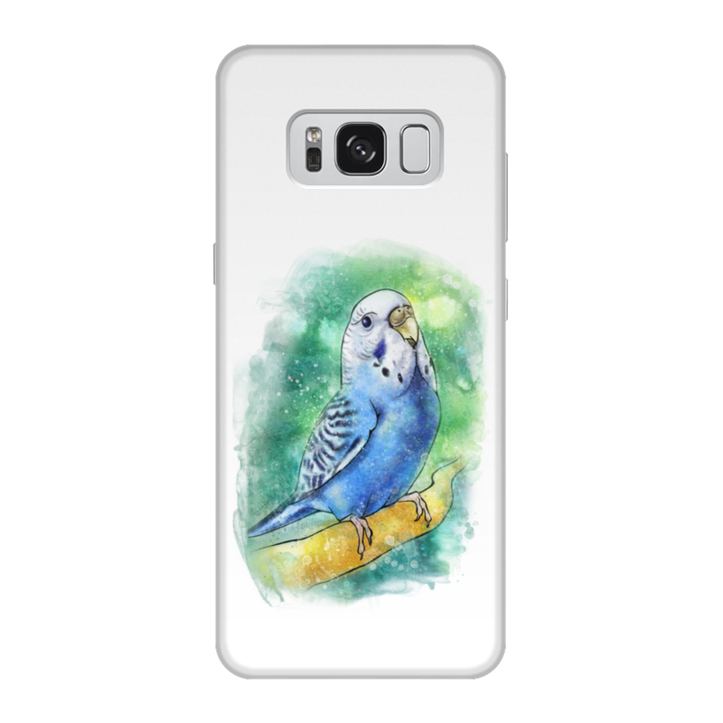 Printio Чехол для Samsung Galaxy S8, объёмная печать Попугайчик