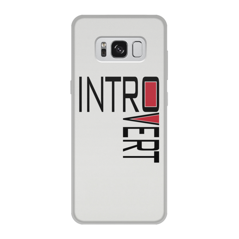 Printio Чехол для Samsung Galaxy S8, объёмная печать Интроверт