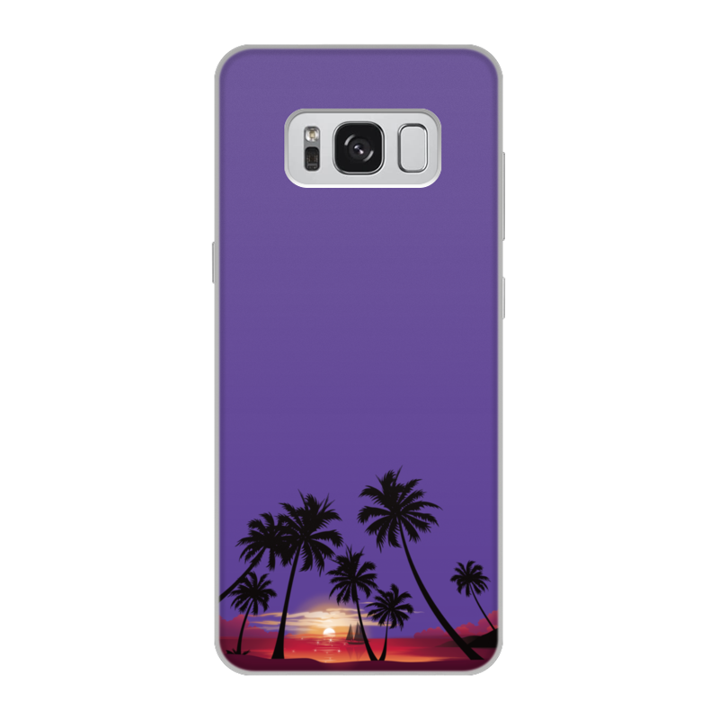 Printio Чехол для Samsung Galaxy S8, объёмная печать Острова в океане