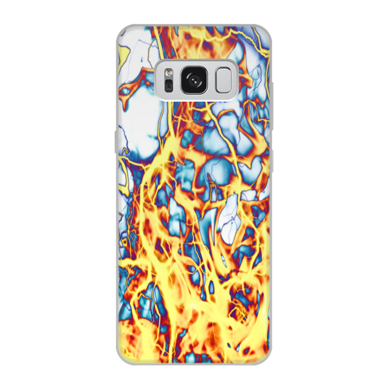 Printio Чехол для Samsung Galaxy S8, объёмная печать Пламя printio чехол для samsung galaxy s8 объёмная печать пламя огня