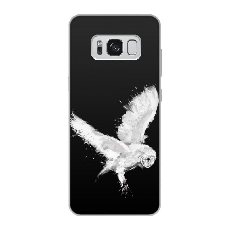 Printio Чехол для Samsung Galaxy S8, объёмная печать Белая сова printio чехол для samsung galaxy s8 plus объёмная печать радужная сова