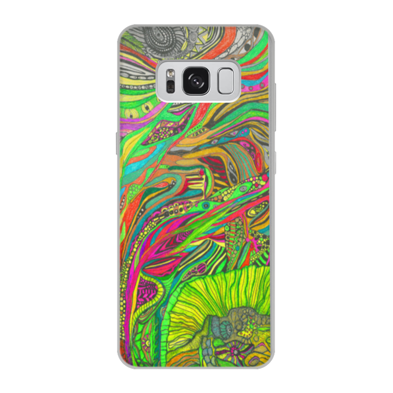 Printio Чехол для Samsung Galaxy S8, объёмная печать Ом дракон самсунг лимитед идитион printio чехол для samsung galaxy s8 объёмная печать цветочные узоры 3