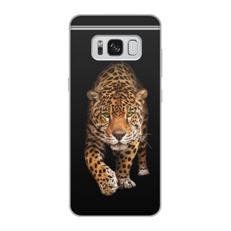 Printio Чехол для Samsung Galaxy S8, объёмная печать Леопард. живая природа