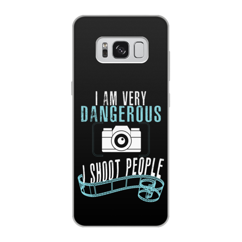 Printio Чехол для Samsung Galaxy S8, объёмная печать Опасный фотограф силиконовый чехол на oppo f19s опасный утёнок для оппо ф19с