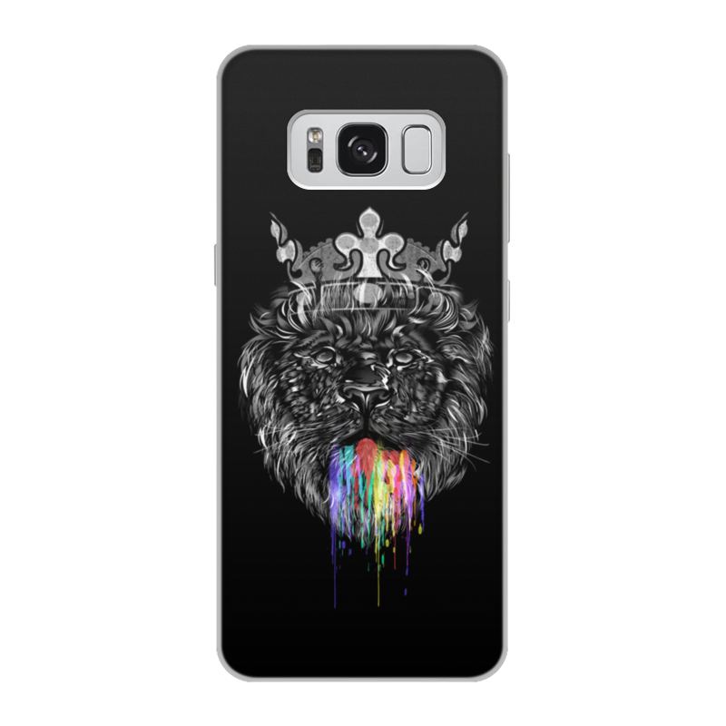Printio Чехол для Samsung Galaxy S8, объёмная печать Радужный лев printio чехол для samsung galaxy s8 plus объёмная печать радужный лев