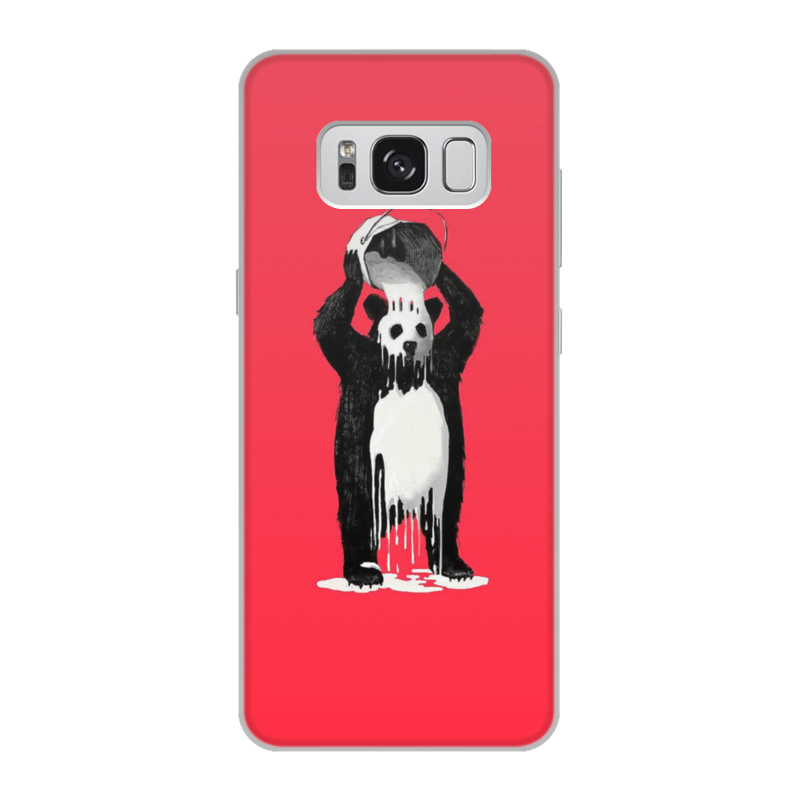 Printio Чехол для Samsung Galaxy S8, объёмная печать Панда в краске printio чехол для iphone 8 plus объёмная печать панда в краске