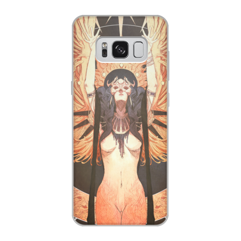 Printio Чехол для Samsung Galaxy S8, объёмная печать Ангел ночи