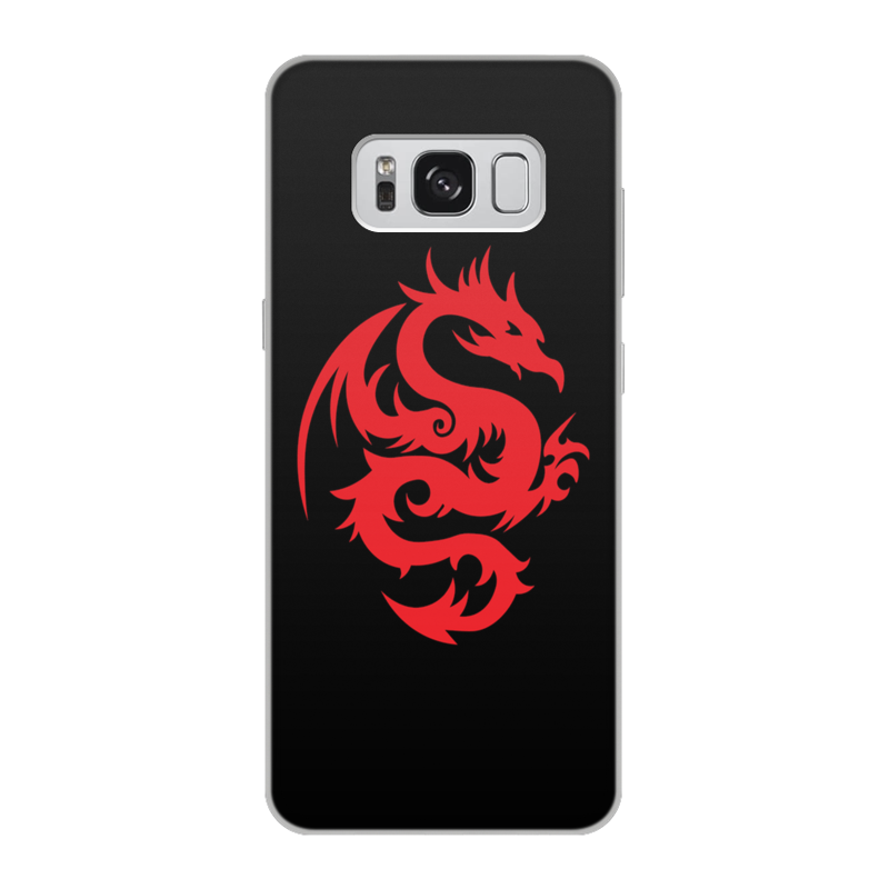 Printio Чехол для Samsung Galaxy S8, объёмная печать Драконы фэнтези. символика