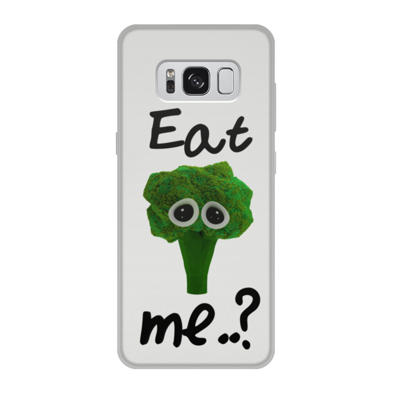 Printio Чехол для Samsung Galaxy S8, объёмная печать Eat me..? printio чехол для samsung galaxy note 2 eat me