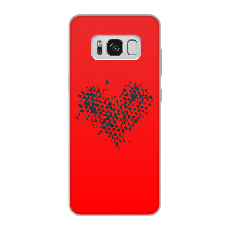 Printio Чехол для Samsung Galaxy S8, объёмная печать Сердце printio чехол для samsung galaxy s8 объёмная печать огненное сердце