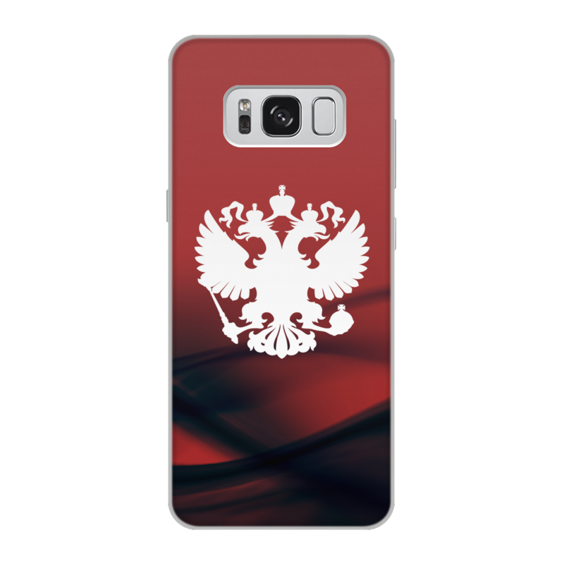 Printio Чехол для Samsung Galaxy S8, объёмная печать Герб россии