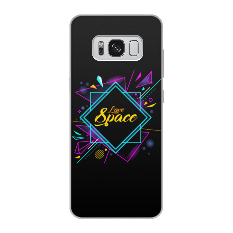 Printio Чехол для Samsung Galaxy S8, объёмная печать Love space силиконовый чехол на samsung galaxy m13 самсунг м13 с принтом открытый космос