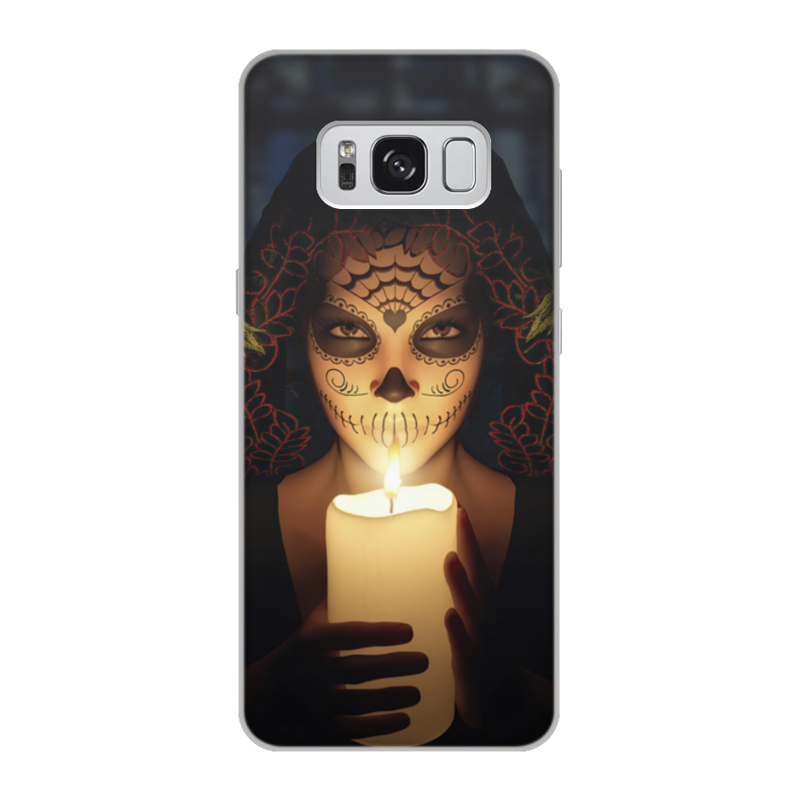 Printio Чехол для Samsung Galaxy S8, объёмная печать Dia de los muertos