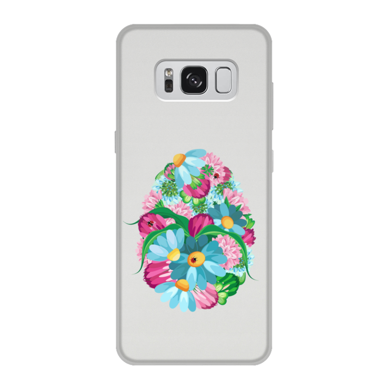 Printio Чехол для Samsung Galaxy S8, объёмная печать Яйцо из цветов printio чехол для samsung galaxy s8 plus объёмная печать яйцо из цветов