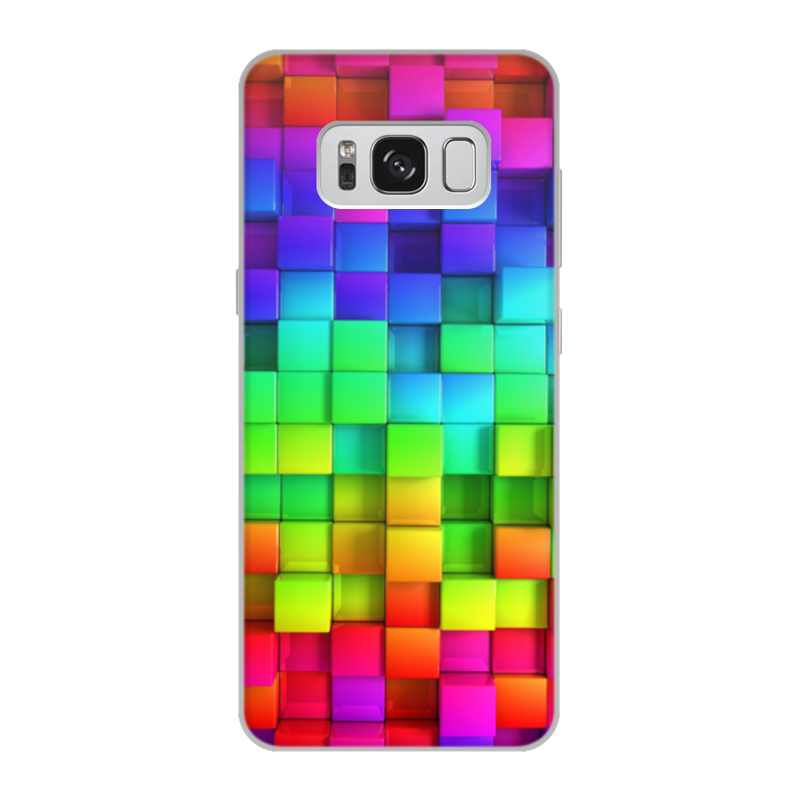 Printio Чехол для Samsung Galaxy S8, объёмная печать Яркие краски printio чехол для samsung galaxy s8 объёмная печать пушкин