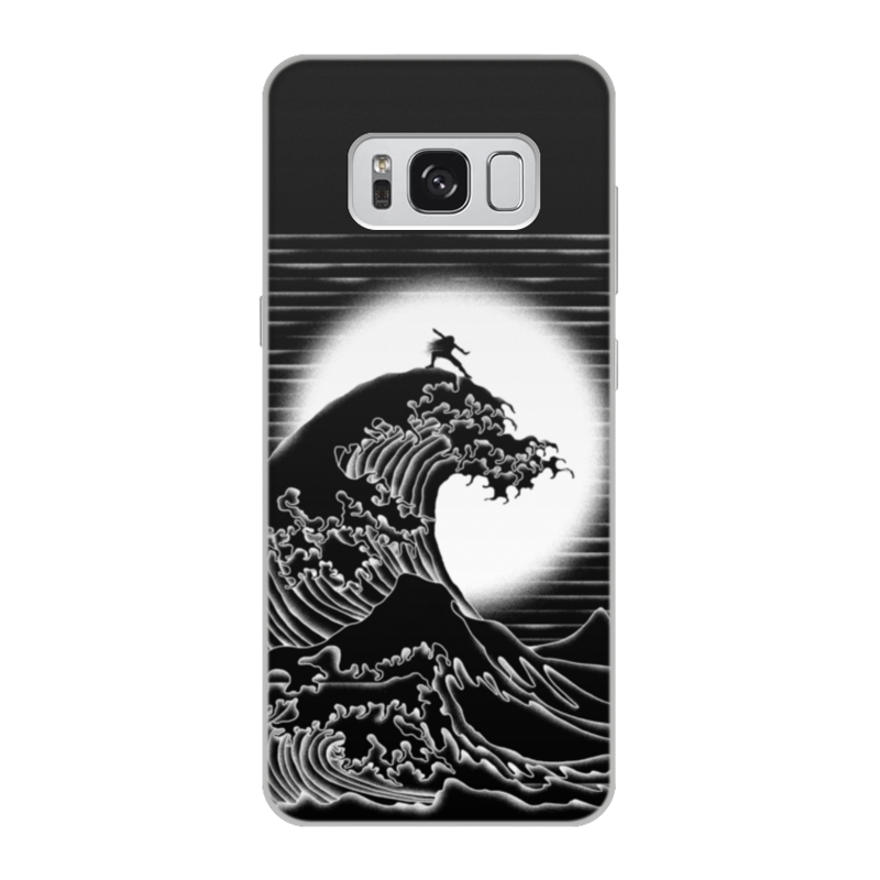 Printio Чехол для Samsung Galaxy S8, объёмная печать Наездник волны жидкий чехол с блестками на гребне волны 1 на samsung galaxy a32 самсунг галакси а32