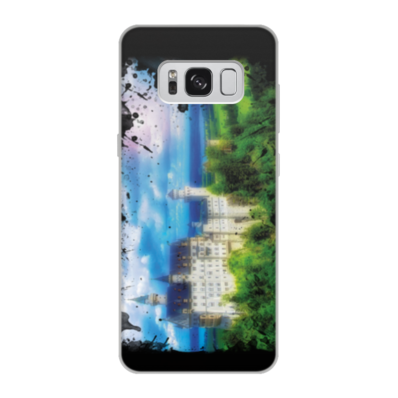 Printio Чехол для Samsung Galaxy S8, объёмная печать Замок cиликоновый прозрачный чехол artcolor для samsung galaxy a10 с принтом волк в горах