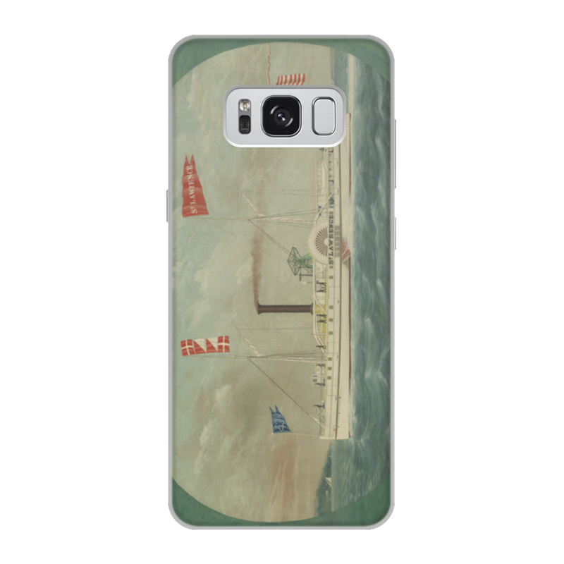 Printio Чехол для Samsung Galaxy S8, объёмная печать Пароход st. lawrence (джеймс бард)