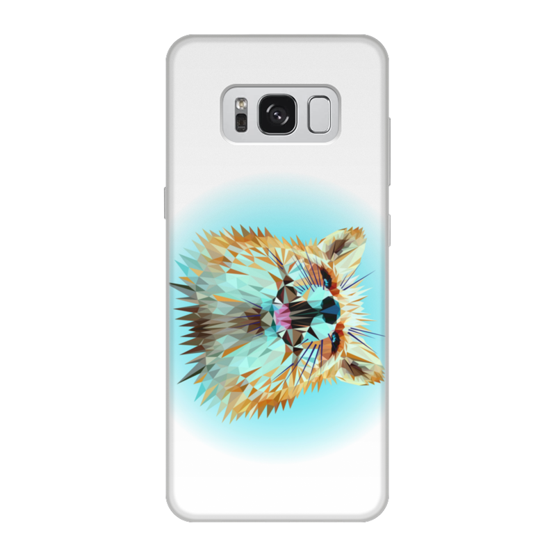 Printio Чехол для Samsung Galaxy S8, объёмная печать Low poly fox