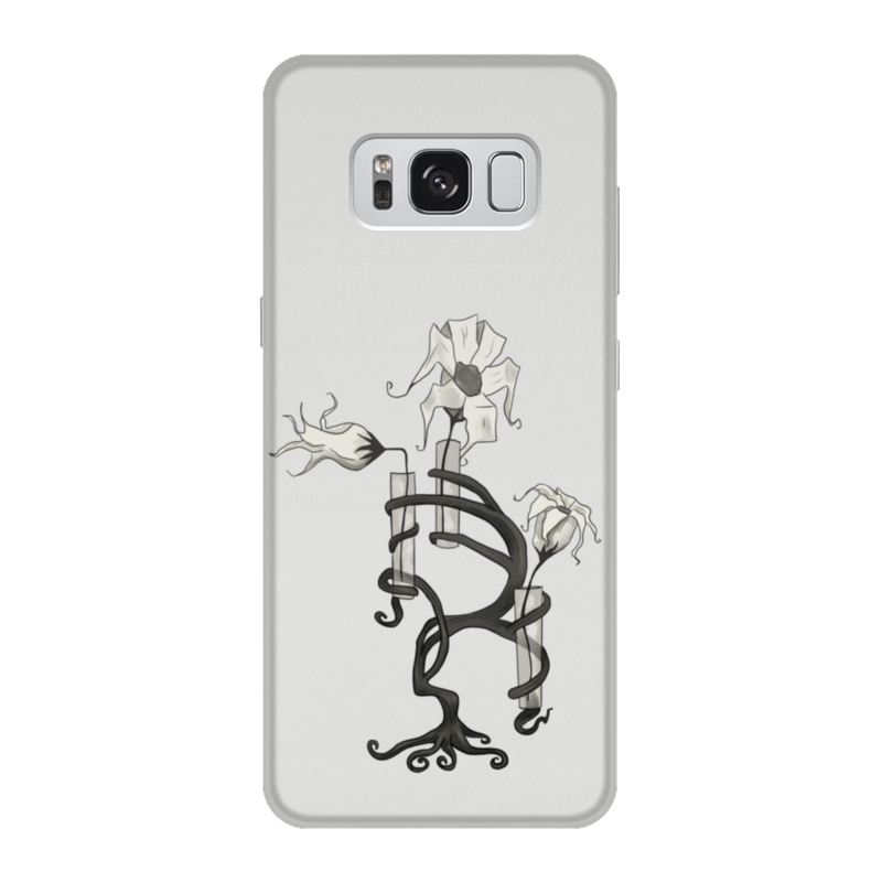 Printio Чехол для Samsung Galaxy S8, объёмная печать Лилии printio чехол для samsung galaxy s8 объёмная печать тигр