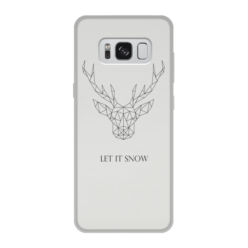 Printio Чехол для Samsung Galaxy S8, объёмная печать Dear deer цена и фото