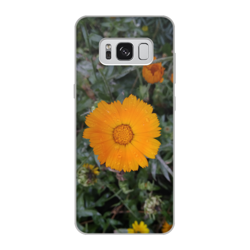 Printio Чехол для Samsung Galaxy S8, объёмная печать Летние цветы printio чехол для samsung galaxy s8 объёмная печать летние цветы