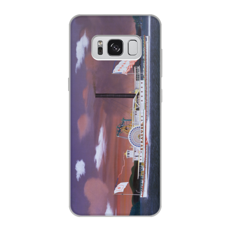 Printio Чехол для Samsung Galaxy S8, объёмная печать Пароход syracuse (джеймс бард)